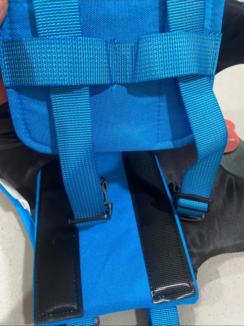 Dog One-Piece Safety Vest - Blue and Yellow